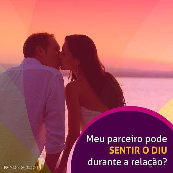 Meu parceiro pode sentir o DIU durante a relação sexual